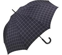 Esprit Herren Stockschirm Automatik Gents - Check Blue