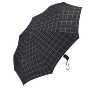 Esprit Gents Easymatic Taschenschirm 31 cm check black (58353) grau