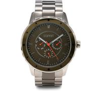 Esprit Herrenuhr Edelstahl oliv Herren
