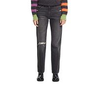 ESPRIT High-Rise-Western-Jeans im Bootcut mit Ripped-Details922/Grey Medium Wash,30W / 32L