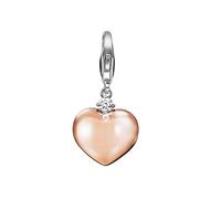 ESPRIT Jewels Damen-Charm 925 Sterling Silber Shades of Love Rose ESCH91389B000