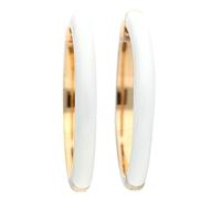 Esprit Jewels Damen-Creolen Edelstahl Fancy white rose ESCO11656G000