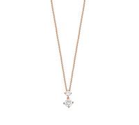 ESPRIT Jewels Damen-Halskette 925 Sterling Silber svelte Sparkle Rose app.40+3cm ESNL92460C400