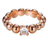 Esprit Jewels Damen-Ring 925 Sterling Silber Solo pellet rose Gr. 53 (16.9) ESRG92321C170