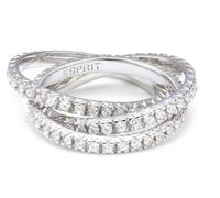 Esprit Jewels Damen-Ring Brilliance Triple white 925 Sterlingsilber 18 S.ESRG91885B180