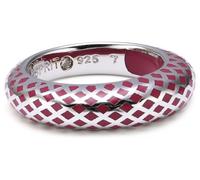 Esprit Jewels Damen-Ring Lattice red 925 Sterlingsilber 18 S.ESRG91919B180