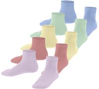 ESPRIT Unisex Kinder Sneakersocken Solid-Mix 5-Pack K SN Baumwolle kurz einfarbig 5 Paar, Mehrfarbig (Sortiment 0030), 31-34