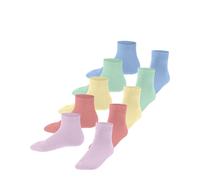 ESPRIT Unisex Kinder Sneakersocken Solid-Mix 5-Pack K SN Baumwolle kurz einfarbig 5 Paar, Mehrfarbig (Sortiment 0030), 27-30