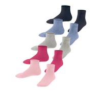 ESPRIT Unisex Kinder Sneakersocken Solid Mix Multipack K Sn Baumwolle kurz einfarbig 5 Paar, Mehrfarbig Blue Grey Pink Mix 0010, 31-34