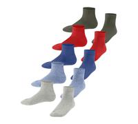 ESPRIT Unisex Kinder Sneakersocken Solid-Mix 5-Pack K SN Baumwolle kurz einfarbig 5 Paar, Mehrfarbig (Sortiment 0020), 35-38