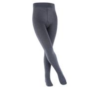 ESPRIT Unisex Kinder Strumpfhose Foot Logo K TI Baumwolle dick einfarbig 1 Stück, Blau (Navy Blue Melange 6490), 110-116