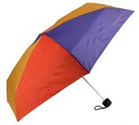 Esprit Petito purple safran combi 51950 Lila-Taupe-Gelb Regenschirm Taschenschirm Schirm