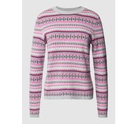 Esprit Pullover mit gerippten Abschlüssen und regulärer Passform in Hellgrau, Größe S