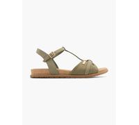 ESPRIT Sandale Khaki, Damen, Größe: 42