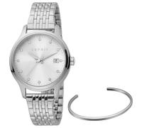 ESPRIT Set aus Armband und Uhr, Edelstahl