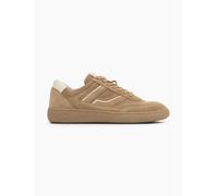 ESPRIT Sneaker Beige, Damen, Größe: 39, Material: Veloursleder/Textil