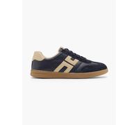 ESPRIT Sneaker Dunkelblau, Damen, Größe: 36, Material: Nappaleder/Textil