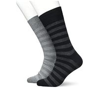 Esprit Socken Mesh Stripe 2-Pack Biologische Baumwolle Herren halbhoch mit Muster gestreift 2 Paar