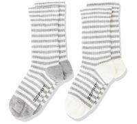 ESPRIT Socken Sporty Stripe 2-Pack Baumwolle Kinder grau blau viele weitere Farben verstärkte Kindersocken mit Muster atmungsaktiv dünn mit Streifen im Multipack Doppelpack 2 Paar