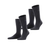 ESPRIT Herren Socken Basic Uni 2-Pack, Baumwolle, 2er Pack, Schwarz (Black 3000), 39-42 (UK 5.5-8 Ι US 6.5-9)