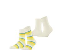 ESPRIT socks & tights - Esprit Crochet Stripe 2-Pack Damen sortiment - Gr. - 40.5