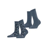 ESPRIT socks & tights - Esprit Soft Paiyley 2-Pack Damen light denim - Gr. - 40.5