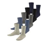 ESPRIT Solid Mix 5-Pack Socken Druckfreier Komfortbund Baumwolle (Bio)