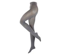 ESPRIT Damen Strumpfhose Plain W TI Baumwolle Wolle einfarbig 1 Stück, Grau (Light Grey Melange 3390), 42-44