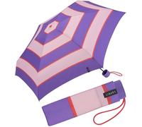 Esprit Super Mini Taschenschirm Petito Collegiate Stripe - deep Lavender
