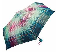Esprit Super Mini Taschenschirm Petito Cosy Checks - Ocean Depths