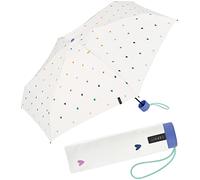 Esprit Super Mini Taschenschirm Petito Sweetheart - White Rainbow