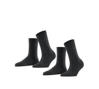 Esprit Uni 2-Pack Damen Socken 39-42 Anthracite Mel- (3080) Anthrazit 39-42