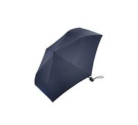 ESPRIT Taschenschirm in Navyblau mit Logo-Print