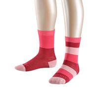 ESPRIT Unisex Kinder Block Stripe 2-Pack K SO Hausschuh-Socken, Rot (Cherry Red 8518), 39-42 (2er Pack)
