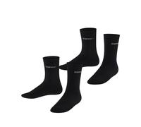 Esprit Unisex Kinder Socken Foot Logo Multipack Baumwolle einfarbig 2 Paar Schwarz 27-30