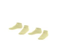 ESPRIT Unisex Kinder Sneakersocken Foot Logo 2-Pack, Biologische Baumwolle, 2 Paar, Gelb (Margherita 1262), 35-38
