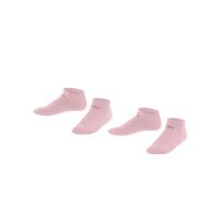 ESPRIT Unisex Kinder Foot Logo 2-Pack K SN Baumwolle kurz einfarbig 2 Paar Sneakersocken, Rosa, 23-26 (2er Pack)