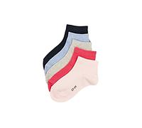 ESPRIT Unisex Kinder Sneakersocken Solid-Mix 5-Pack K SN Baumwolle kurz einfarbig 5 Paar, Mehrfarbig (Sortiment 0010), 31-34
