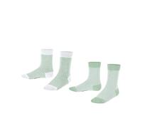 ESPRIT Unisex Kinder Socken Fine Stripe 2-Pack, Biologische Baumwolle, 2 Paar, Mehrfarbig (Sortiment 70), 27-30