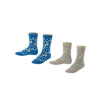 ESPRIT Unisex Kinder Socken Pattern Mix 2-Pack, Baumwolle, 2er Pack, Mehrfarbig (Sortiment 30), 31-34 (7-9 Jahre)