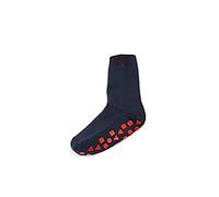 ESPRIT Unisex Kinder Hausschuhe Foot Logo, Biologische Baumwolle, 1 Paar, Blau (Marine 6120), 27-30