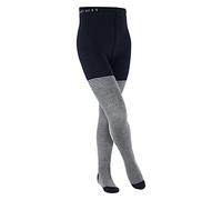 ESPRIT Unisex Kinder Strumpfhose Fine Stripe K TI Baumwolle dick gemustert 1 Stück, Blau (Marine 6120), 134-146