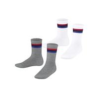 ESPRIT Unisex Kinder Tennis Stripe 2-Pack Socken Baumwolle atmungsaktiv