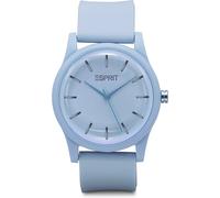 Esprit Unisexuhr Kunststoff, recycelt hellblau Damen