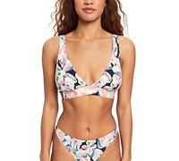 ESPRIT Wattiertes Bikini-Top mit floralem Print