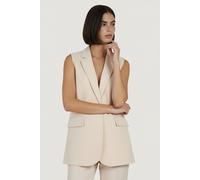 EsQualo Gilet Long City Beige Größe: 42 | Blazer Outlet | Damen | Braun