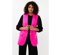 EsQualo Gilet Long City Neon Cerise Größe: 44 | Leichte Jacken Outlet | Damen | Rosa