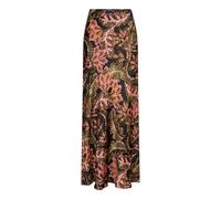 Esqualo - Satinrock mit Flowerprint grün/pink - Gr. - 36