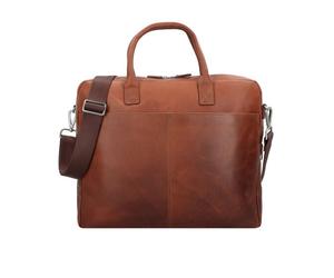 Esquire Dallas Aktentasche Leder 38.5 cm Laptopfach braun