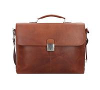 Esquire Dallas Aktentasche Leder 40 cm Laptopfach braun